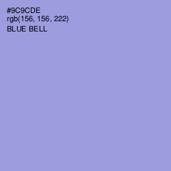#9C9CDE - Blue Bell Color Image